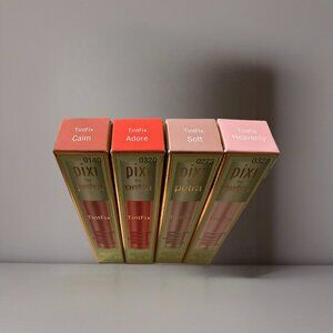 Pixi by Petra TintFix Satin Lip Tint — Calm, Adore, Soft, Heavenly